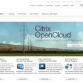 「Citrix OpenCloudプラットフォーム」紹介サイト（画像）