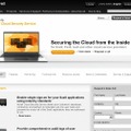 「Novell Cloud Security Service」サイト（画像）