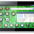 Android2.2搭載7型タブレット「SMT-i9100」（画面は開発中のもの）