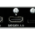 HDMI×3ほか背面のインターフェース