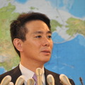 前原誠司外相（30日・外務省）　 撮影＝中島みなみ