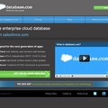 「Database.com」サイト（画像）