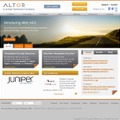 「Altor Networks」サイト（画像）