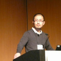 ノキアの菅野信氏。MeeGo OSプログラムのマネージャを務めている