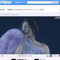 8日にUstreamでライブ中継された宇多田ヒカルのコンサート