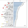 2010年度および2011年度の新規・追加投資の主要分野（複数選択可）