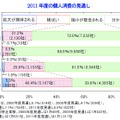 2011年度の個人消費の見通し