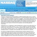 米NASDAQ、システムがハッキングされた可能性を公表 画像