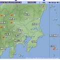 関東地方の天気予報。内陸部を中心に神奈川西部などでも雪の予報に