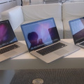 新型MacBook Pro（左から17型、15型、13型）