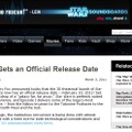 「Episode I The Phantom Menace」は、2012年2月10日に公開