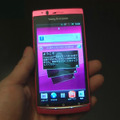 「Xperia arc」のSakura Pink