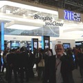 2月に開催された「MWC 2011」におけるZTEのブース