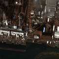 福島第一原子力発電所（Digital Globe社、3月16日撮影）