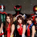 仮面ライダーGIRLSとPVに登場したライダーたち