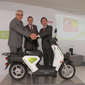 ホンダは24日、電動二輪車EV-neoを使用した実証実験をスペインで開始すると発表した