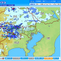 全国の広い地域で大雨や雷に注意 東京アメッシュ