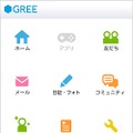 Windows Phone版「GREE」メニュー画面イメージ