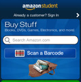 iPhone／iPod Touchアプリ「Amazon Student」