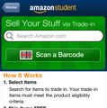 iPhone／iPod Touchアプリ「Amazon Student」