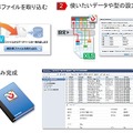 ExcelファイルやCSVファイルを、3ステップでデータベース化