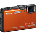 「COOLPIX AW100」サンシャインオレンジ