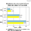 青少年のインターネット上のトラブルや問題行動に関連する行為の経験