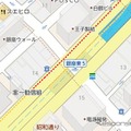 渋滞予測地図拡大画面