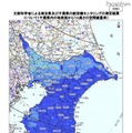 千葉県内の地表面から1m高さの空間線量率