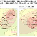 日本とシンガポールのアジア圏に対するネットワーク遅延イメージ