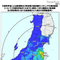 文部科学省がこれまでに測定してきた範囲における地表面から1m高さの空間線量率