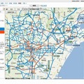 「Yahoo!地図」道路通行確認マップ （イメージ)