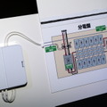 無線LANを内蔵するオムロン製の電力計測センサー。電源は単3乾電池4本のみ、PANASONIC「EVOLTA」使用時で約5カ月間の駆動が可能だ