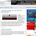 「TOP500 Supercomputing」サイト（画像）