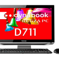 21.5型液晶一体型「dynabook REGZA PC D711」