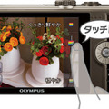 「OLYMPUS SH-21」タッチ操作のイメージ