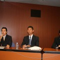 左より、NTTコミュニケーションズ ネットビジネス事業本部 営業推進部の境野哲氏、濱田俊一氏、TOKYO FM編成制作局プロデューサの池田雄一氏
