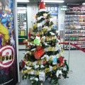 PSVita ゲーム売り場にクリスマスツリーが飾られていました