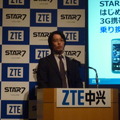 ZTEジャパンのモバイルターミナル事業部第二営業部 安岡浩部長