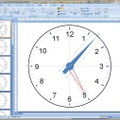 時計の図形パーツ例