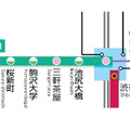 東急田園都市線「渋谷駅～二子玉川駅」区間