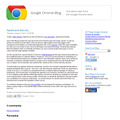 Chrome Blog