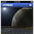 iPhoneアプリ「Ustream」画面