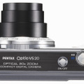 「PENTAX Optio VS20」の上側面