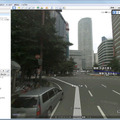 倍率を上げていくとシームレスにストリートビューに切り替わる。