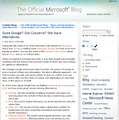 マイクロソフトが公式ブログでGoogleからの乗り換えを提案！ 批判広告も 画像