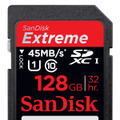 サンディスク・エクストリーム・SDXC・UHS-Iカード 128GB