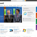 マイクロソフトのウェブサイト