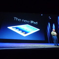 「The new iPad」のプレゼンを行うフィリップ・シラー氏
