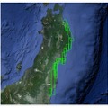 撮影地域（青森県八戸市から茨城県日立市にかけての沿岸部）